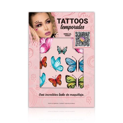 Tattoos temporales mariposas