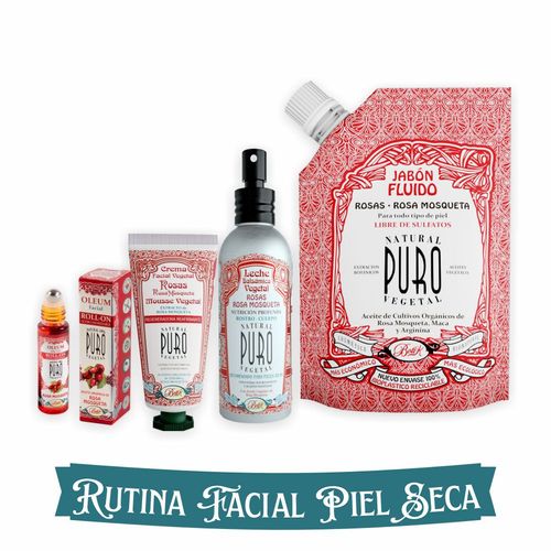 Combo rutina facial piel seca