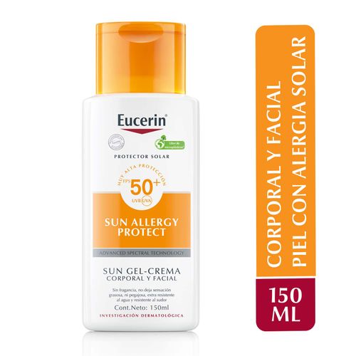 Crema-gel facial y corporal protector solar fps 50+