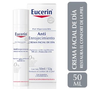 Crema de día antienrojecimiento fps25 y protección uva