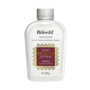 Coloracion henna natural cereza 80 gr