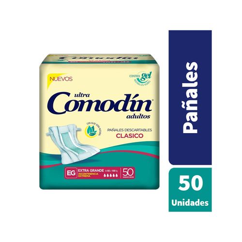 Pañales adulto clásico talle xg (50 unidades)