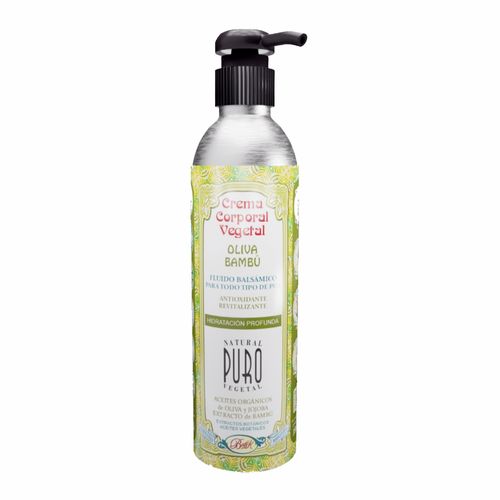 Crema corporal oliva bambú aluminio