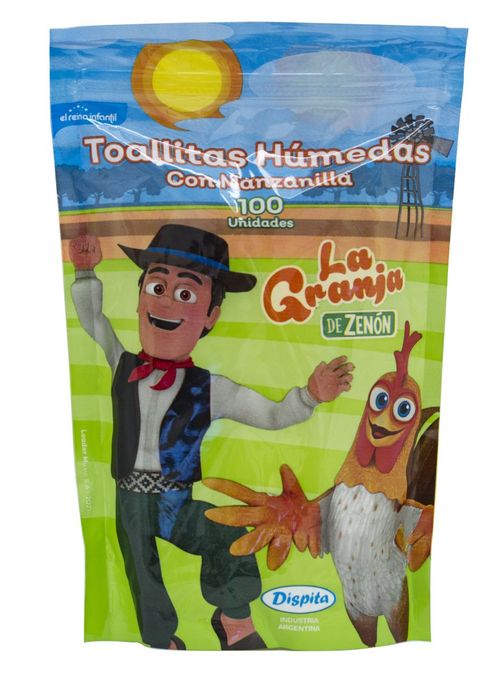 Toallas humedas la granja de zenon doypack (100 unidades)