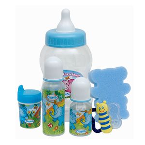 Mamadera maxi celeste con accesorios