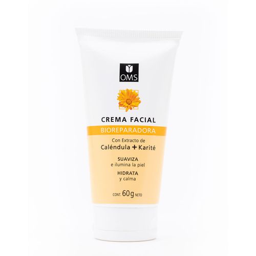 Crema facial bioreparadora con caléndula y karite 60 gr