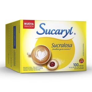 Edulcorante sucralosa de 80 gr por 100 sobres