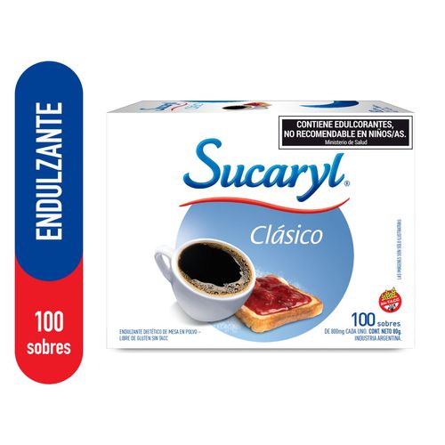Edulcorante clasico por 100 sobres