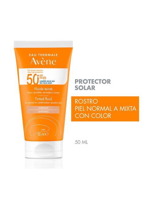 Protector solar fluido spf50 color triasorb 50 ml