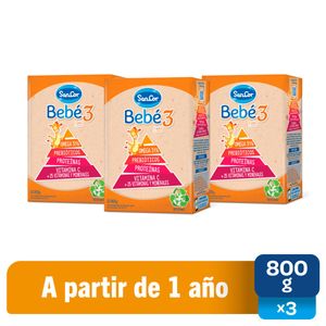Combo leche infantil etapa 3 800 gr (3 unidades)