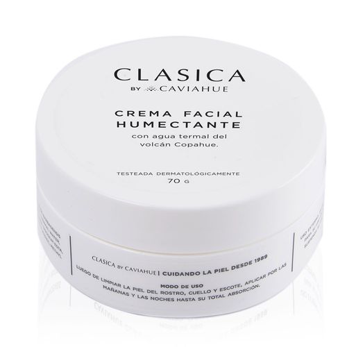 Crema facial humectante con agua termal 70 gr