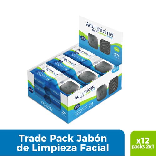 Jabón de limpieza facial 12 unidades de pack 2X1