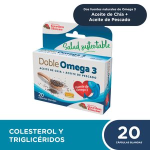 Aceite de pescado + aceite de chía (20 cápsulas blandas)