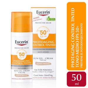 Protector solar facial photoaging control tono medio fps 50