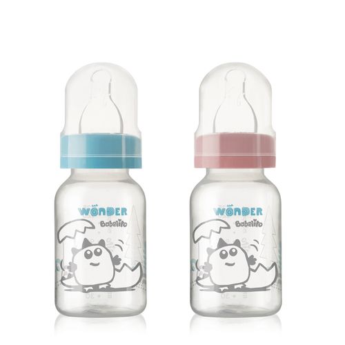 Biberon con tetina de silicona talle 1 125 ml