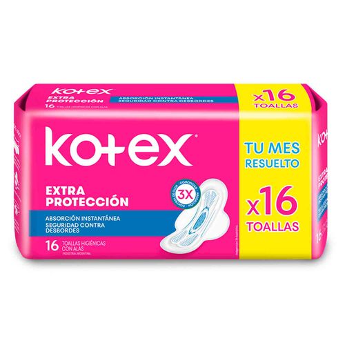 Toalla femenina  extra Protección (16 unidades)