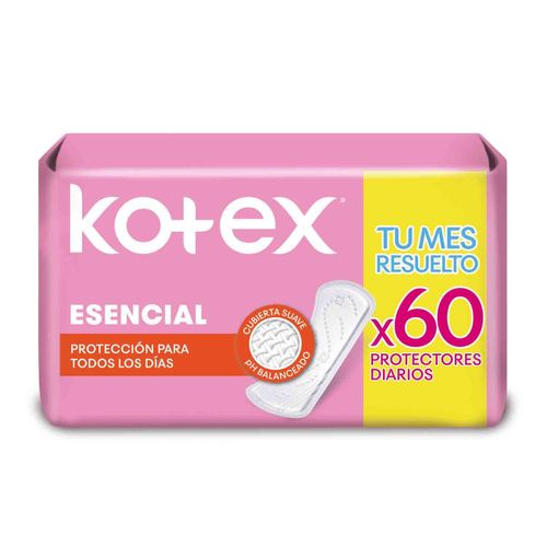 Protector diario  esencial (60 unidades)