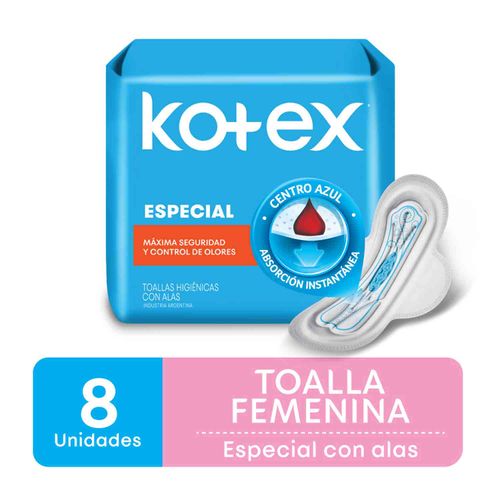 Toalla femenina  especial (8 unidades)