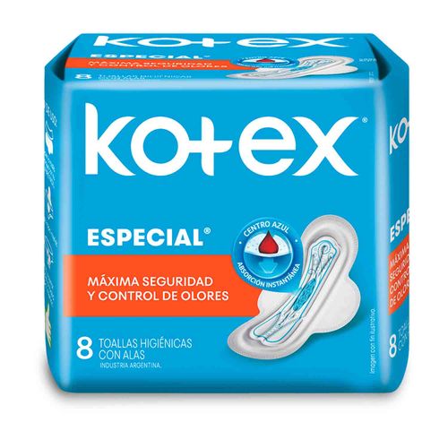 Toalla femenina  especial (8 unidades)