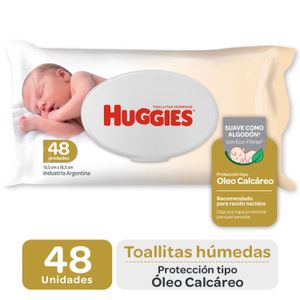 Toallas húmedas protección tipo óleo calcáreo (48 unidades)