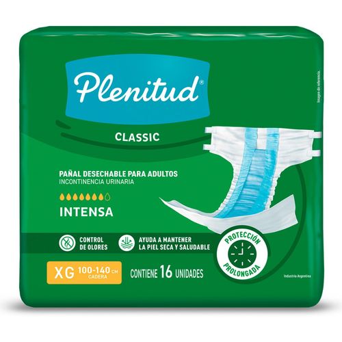 Pañal para adultos classic  xg (16 unidades)
