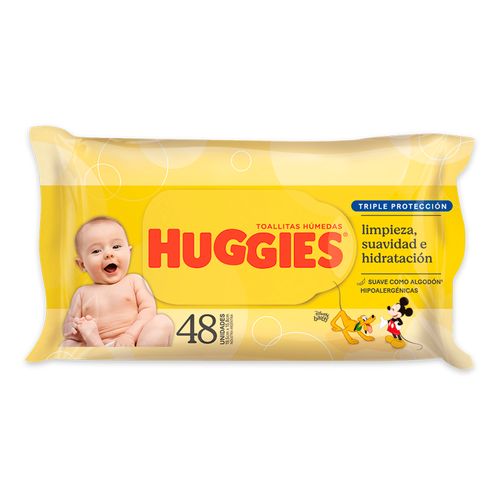 Toallas húmedas triple protección (48 unidades)