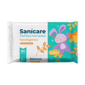 Toallas humedas bebe con pantenol (60 unidades)