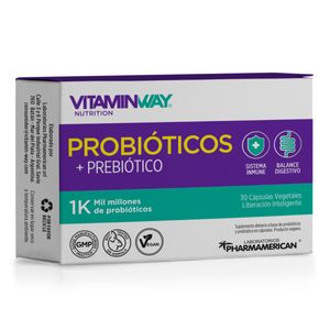 Probióticos + prebiótico (30 cápsulas)