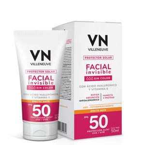 Protector solar facial invisible fps50 50 ml