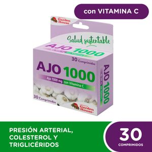 Ajo 1000 + vitamina C (30 comprimidos)