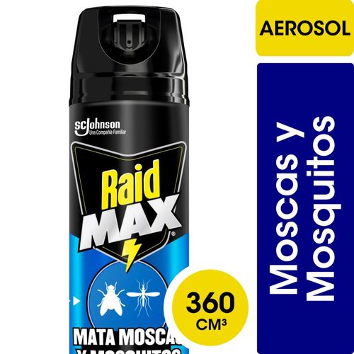 Insecticida max mata moscas y mosquitos 370 cc