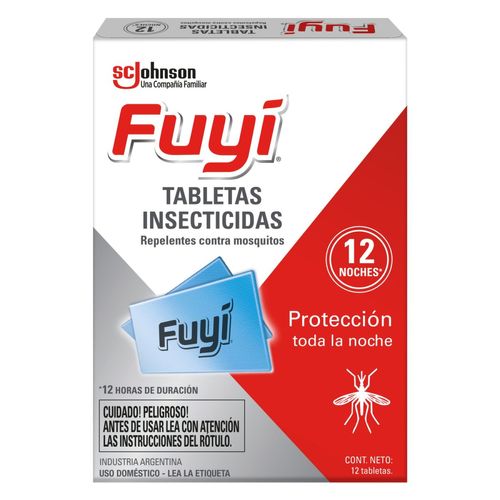 Tabletas ahuyenta mosquitos (12 unidades)
