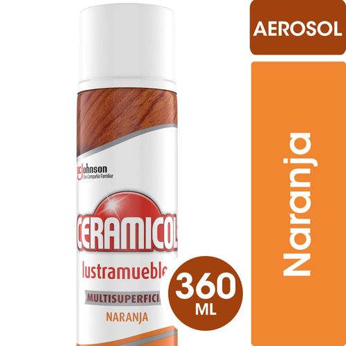 Lustramuebles aerosol naranja 360 ml