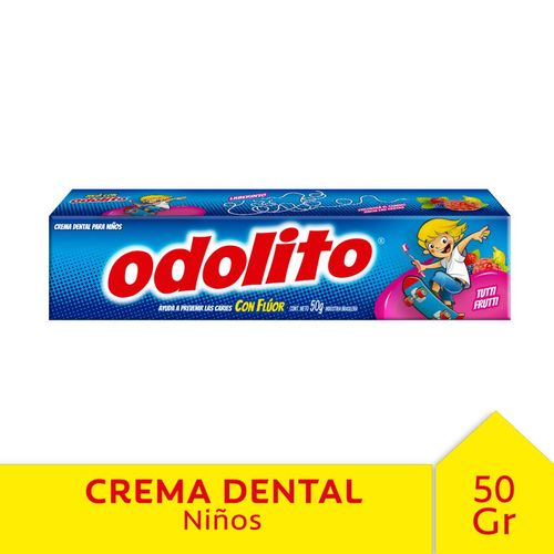 Gel dental niños sabor tutti frutti 50 gr
