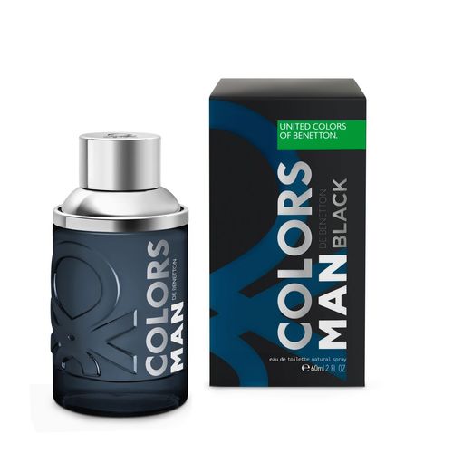 Fragancia colors black edt for men 60 ml