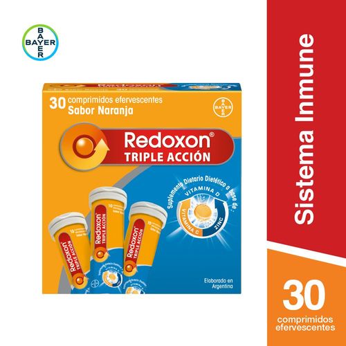 Multivitamínico triple acción con vitamina c. d y zinc (30 cmp ef)