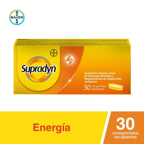Multivitamínico a base de vitaminas - minerales y oligoelementos (30 comp)