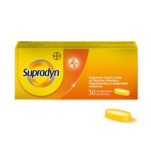 Multivitamínico a base de vitaminas - minerales y oligoelementos (30 comp)