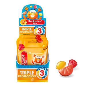 Multivitamínico plus: vitamina C D y Zinc (6 sachets de 25 pastillas c/u)