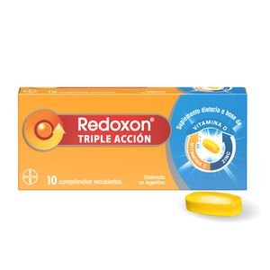 Multivitamínico triple acción con vitamina C D y Zinc (10 cmp rec)