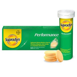 Suplemento Performance a base de vitaminas y magnesio (10 comp ef)
