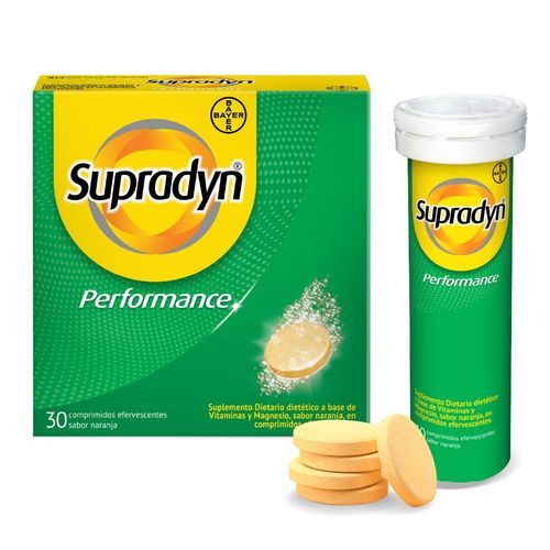 Suplemento Performance a base de vitaminas y magnesio (30 comp ef)