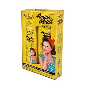 Kit amido de milho (shampoo 250 gr + acond 250 gr)