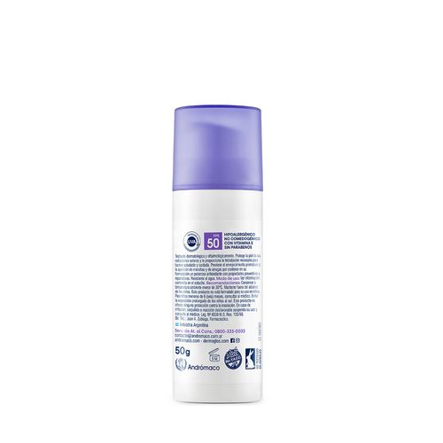 Protector solar facial fps 50 efecto seco 50g