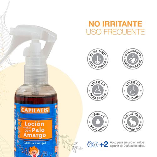 Loción capilar con palo amargo línea piojos 100 ml