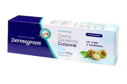 Crema depilatoria corporal piel sensible argan 120 ml