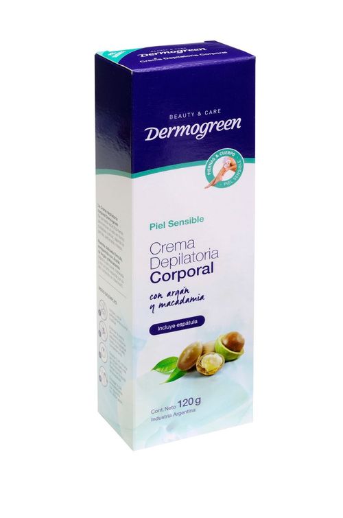 Crema depilatoria corporal piel sensible argan 120 ml