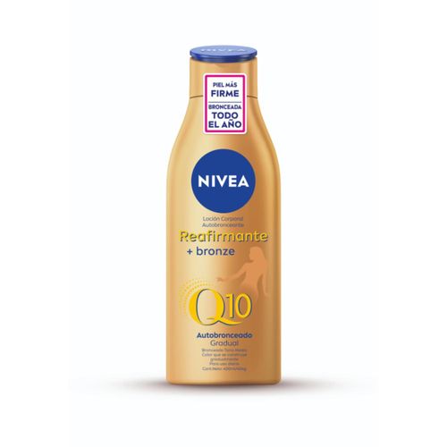 Loción corporal autobronceante + reafirmante q10 400 ml