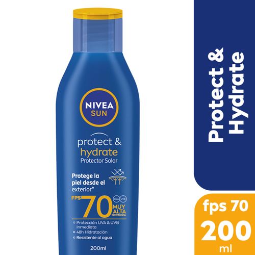 Protector solar humectante sun protect and hydrate fps70 200 ml