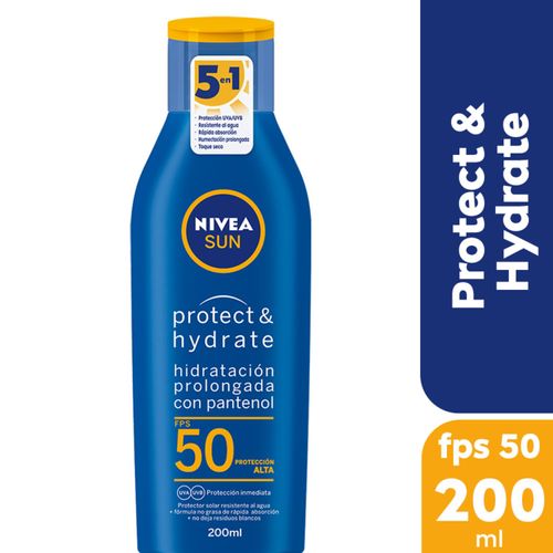 Protector solar humectante sun protect and hydrate fps50 200 ml
